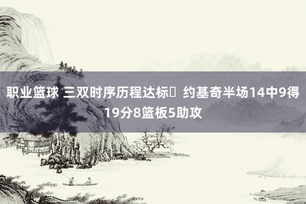 职业篮球 三双时序历程达标✔约基奇半场14中9得19分8篮板5助攻